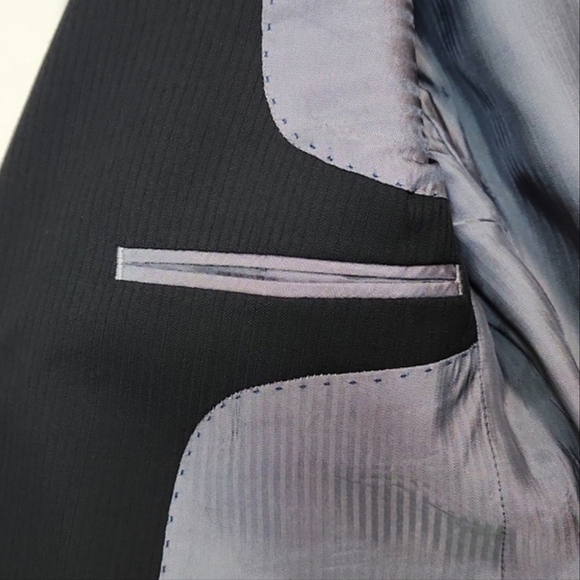 🔥ABSOLUTE FINAL💲⬇️Joseph Abboud Boys Black Wool Blend Dress Suit, Size 10~EUC - Picture 10 of 15